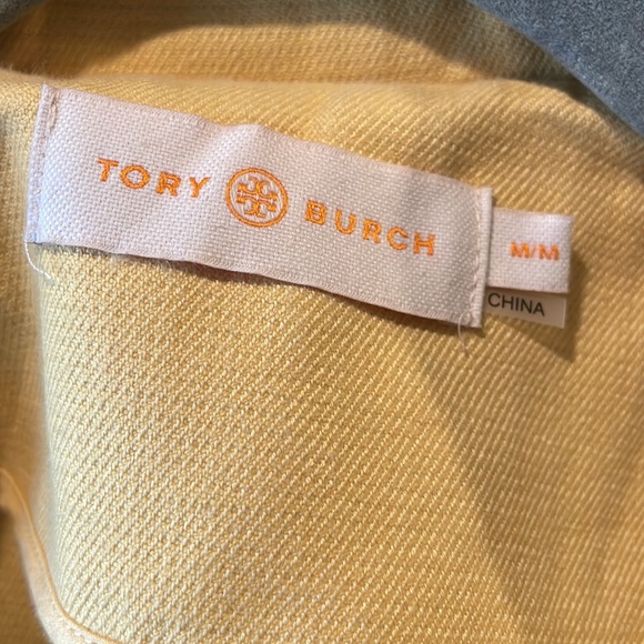 Tory Burch Shelly coat. Yellow/mustard. The color is amazing but hard to capture - Picture 5 of 8